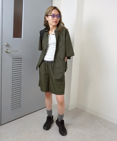 gossara(ゴサラ)の「"大人が穿きやすいショートパンツ" イージーショートパンツ(その他パンツ・レディース・ブラウン/カーキ/ブラック・FREE)」の14枚目の写真