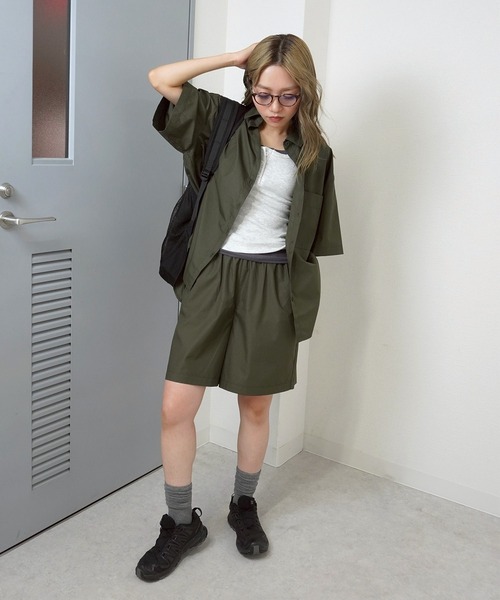 gossara(ゴサラ)の「"大人が穿きやすいショートパンツ" イージーショートパンツ(その他パンツ・レディース・ブラウン/カーキ/ブラック・FREE)」の15枚目の写真