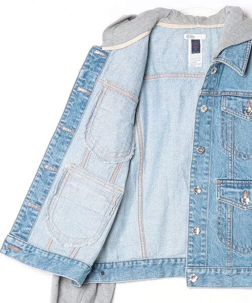 DOUBLE STANDARD CLOTHING(ダブルスタンダードクロージング)の「ドッキングデニムジャケット(デニムジャケット・レディース・インディゴブルー・36)」の19枚目の写真