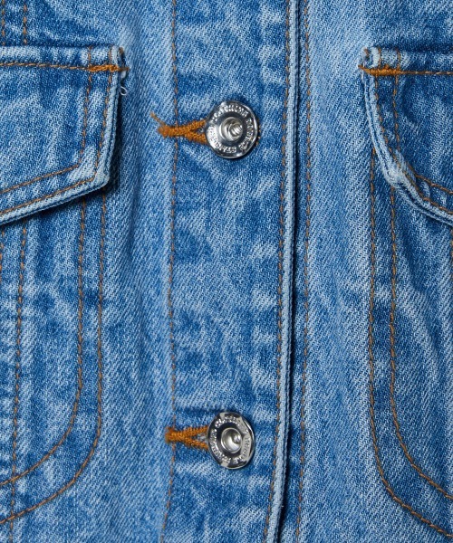 DOUBLE STANDARD CLOTHING(ダブルスタンダードクロージング)の「ドッキングデニムジャケット(デニムジャケット・レディース・インディゴブルー・36)」の12枚目の写真
