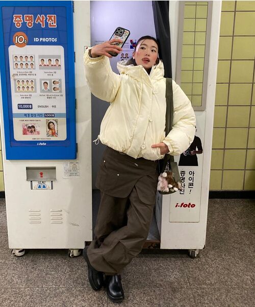 PARTIMENTO WOMEN(パルティメントウィメン)の「2WAYベルト付きレイヤードパラシュートパンツ_ブラック(その他パンツ・レディース・その他・SMALL/MEDIUM)」の12枚目の写真