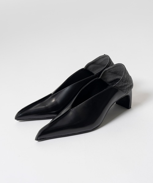 PRANK PROJECT(プランクプロジェクト)の「【2026Autumn Pre-Order】2WAYセンターシームパンプス / 2-Way Center Seam Pumps(パンプス・レディース・パイソン/ベージュ/ブラック・38/37/36)」の9枚目の写真