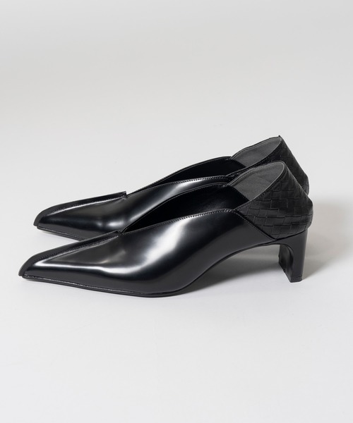 PRANK PROJECT(プランクプロジェクト)の「【2026Autumn Pre-Order】2WAYセンターシームパンプス / 2-Way Center Seam Pumps(パンプス・レディース・パイソン/ベージュ/ブラック・38/37/36)」の11枚目の写真