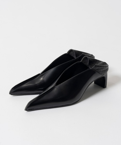 PRANK PROJECT(プランクプロジェクト)の「【2026Autumn Pre-Order】2WAYセンターシームパンプス / 2-Way Center Seam Pumps(パンプス・レディース・パイソン/ベージュ/ブラック・38/37/36)」の10枚目の写真