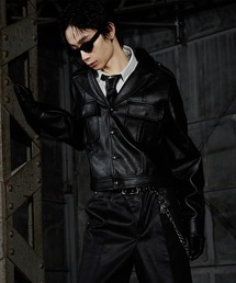 LANDNESS（ランドネス）の「【LANDNESS/ランドネス】Faux Leather Ike Jacket/フェイクレザーアイクジャケット（その他アウター）」