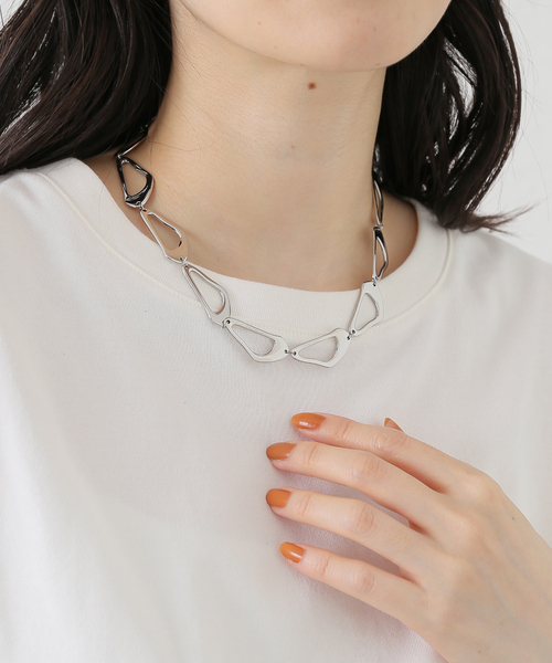 La TOTALITE(ラトータリテ)の「SOAC/ソーク Pond Chain Choker(ネックレス・レディース・シルバー/ゴールド・FREE)」の11枚目の写真