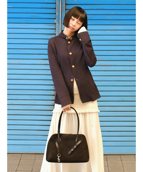 DENU（デヌ）の「[アウトレット]NOA BAG[SUEDE BLACK]（ショルダーバッグ・レディース・その他・FREE）」の4枚目の写真