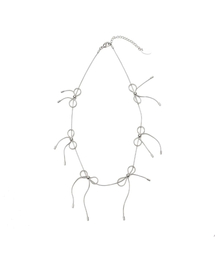 LOTSYOU（ロッツユー）の「Ribbons bon chain necklace Silver（ネックレス）」
