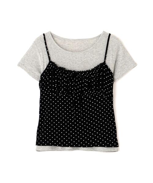 FREE'S MART(フリーズマート)の「◆針抜きテレコTシャツ×アソートキャミセット(Tシャツ/カットソー・レディース・ブラック系その他/ホワイト系その他2/ブルー系その他3/ホワイト系その他・FREE)」の5枚目の写真