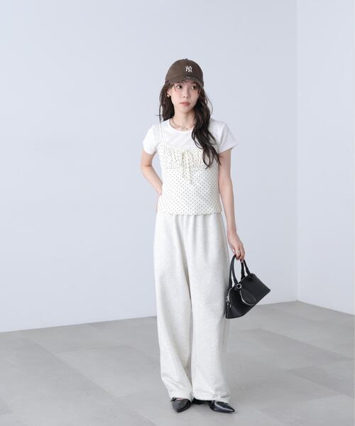 FREE'S MART(フリーズマート)の「◆針抜きテレコTシャツ×アソートキャミセット(Tシャツ/カットソー・レディース・ブラック系その他/ホワイト系その他2/ブルー系その他3/ホワイト系その他・FREE)」の18枚目の写真