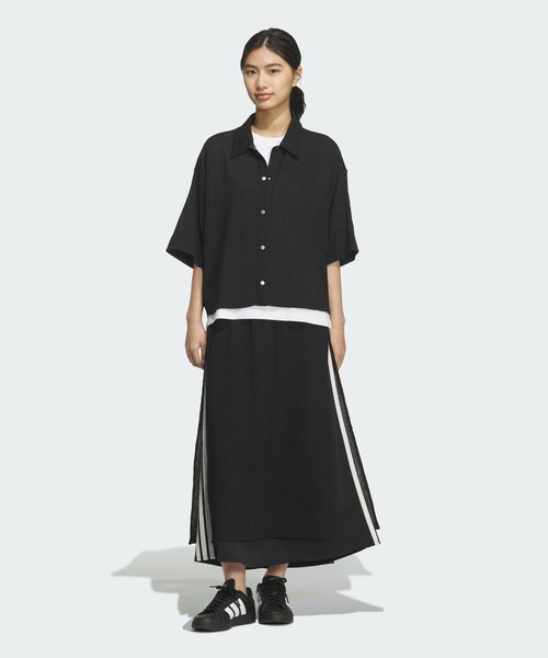 adidas（アディダス）の「ソフトリュクス シアー レギュラーフィット スカート / アディダス adidas（スカート・レディース・ブラック・XX-LARGE/LARGE/MEDIUM/SMALL/X-LARGE）」の5枚目の写真