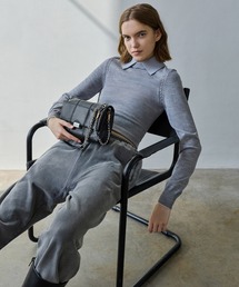 Delfina デルフィナ キルテッド チェーンストラップ ショルダーバッグ
