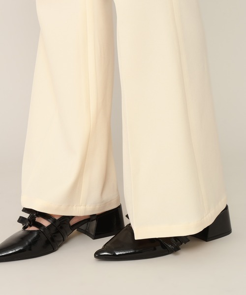 Heather（ヘザー）の「細見えフレアスラックスパンツ　1069327（スラックス・レディース・アイボリー/ブラック・M/S）」の12枚目の写真