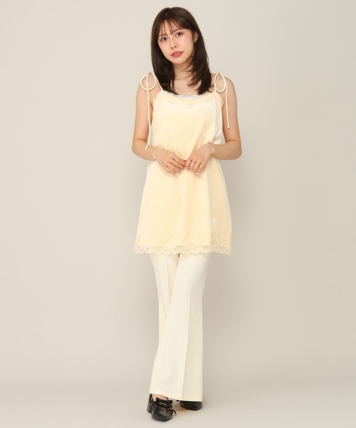 Heather（ヘザー）の「細見えフレアスラックスパンツ　1069327（スラックス・レディース・アイボリー/ブラック・M/S）」の20枚目の写真
