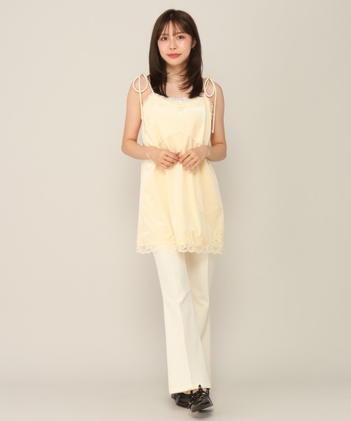 Heather（ヘザー）の「細見えフレアスラックスパンツ　1069327（スラックス・レディース・アイボリー/ブラック・M/S）」の19枚目の写真