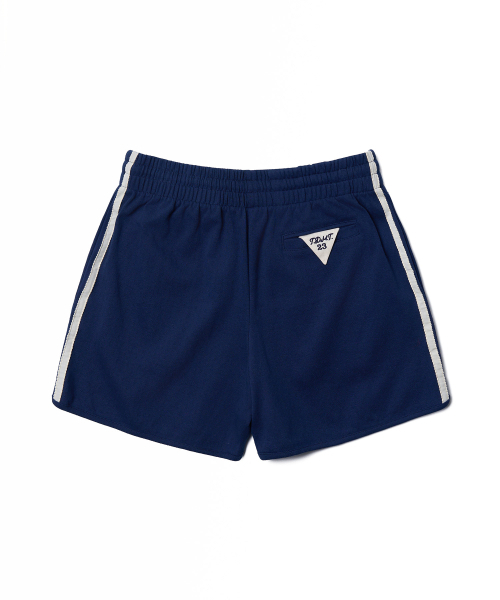 TTUDEMENT(トュードメント)の「50s EMBROIDERED TRACK SHORTS_NAVY(その他パンツ・レディース・その他・SMALL/MEDIUM)」の3枚目の写真