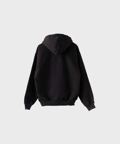 LOS ANGELES APPAREL(ロサンゼルスアパレル)の「Los Angeles Apparel/ロサンゼルスアパレル 14oz L/S HEAVY FLEECE HOOD PO プルオーバーパーカー 秋服 冬服(パーカー・メンズ・ホワイト/ブラック/ネイビー・L/S/XS)」の4枚目の写真