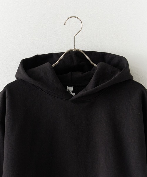 LOS ANGELES APPAREL(ロサンゼルスアパレル)の「Los Angeles Apparel/ロサンゼルスアパレル 14oz L/S HEAVY FLEECE HOOD PO プルオーバーパーカー 秋服 冬服(パーカー・メンズ・ホワイト/ブラック/ネイビー・L/S/XS)」の5枚目の写真
