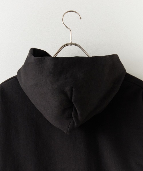 LOS ANGELES APPAREL(ロサンゼルスアパレル)の「Los Angeles Apparel/ロサンゼルスアパレル 14oz L/S HEAVY FLEECE HOOD PO プルオーバーパーカー 秋服 冬服(パーカー・メンズ・ホワイト/ブラック/ネイビー・L/S/XS)」の8枚目の写真
