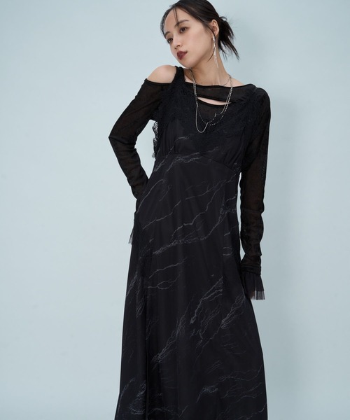 HARE(ハレ)の「【郷祥×HARE】レースキャミワンピース(HARE)(ワンピース・レディース・ブラック・FREE)」の9枚目の写真