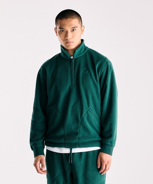 NEW BALANCE(ニューバランス)の「大谷翔平シグネチャースウェットジャケット(裏起毛)(ジャージ・メンズ・チャコールグレー/ダークグリーン・X-LARGE/LARGE/MEDIUM/SMALL/XXX-LARGE/XX-LARGE)」の1枚目の写真