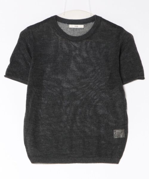 anuke（アンヌーク）の「anuke Wrapcami Layered Knit（ニット/セーター・レディース・ベージュ/グレー・FREE）」の4枚目の写真