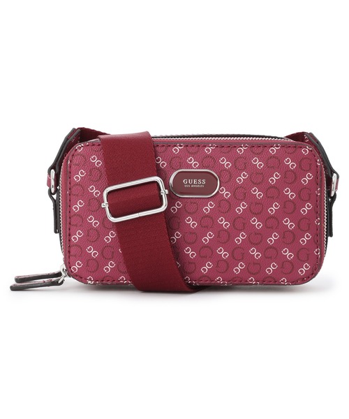 Guess(ゲス)の「MARSALA Mini Crossbody ショルダーバッグ クロスボディバッグ(ショルダーバッグ・レディース・チェリーレッド/ダークグレー・ONE SIZE)」の2枚目の写真