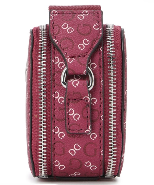 Guess(ゲス)の「MARSALA Mini Crossbody ショルダーバッグ クロスボディバッグ(ショルダーバッグ・レディース・チェリーレッド/ダークグレー・ONE SIZE)」の4枚目の写真