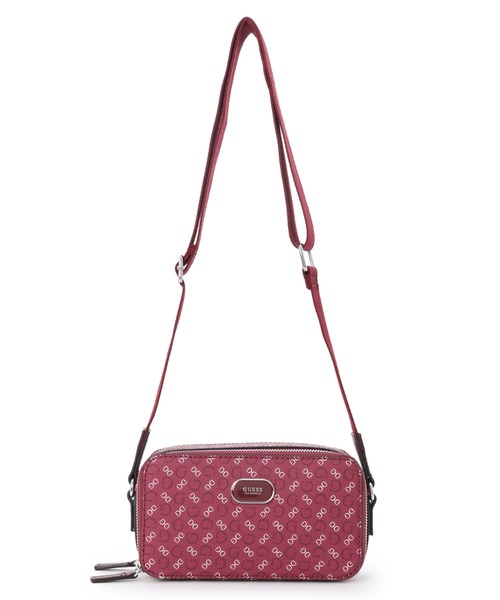 Guess(ゲス)の「MARSALA Mini Crossbody ショルダーバッグ クロスボディバッグ(ショルダーバッグ・レディース・チェリーレッド/ダークグレー・ONE SIZE)」の5枚目の写真