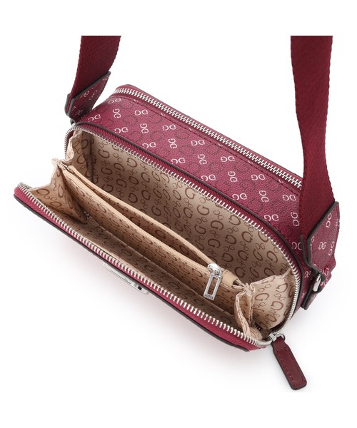 Guess(ゲス)の「MARSALA Mini Crossbody ショルダーバッグ クロスボディバッグ(ショルダーバッグ・レディース・チェリーレッド/ダークグレー・ONE SIZE)」の10枚目の写真