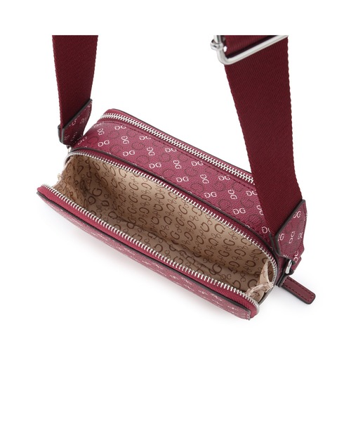 Guess(ゲス)の「MARSALA Mini Crossbody ショルダーバッグ クロスボディバッグ(ショルダーバッグ・レディース・チェリーレッド/ダークグレー・ONE SIZE)」の11枚目の写真