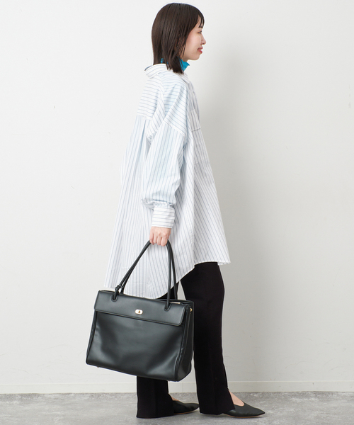 SLOBE IENA(スローブイエナ)の「グッドフィールフライスタートルTEE(Tシャツ/カットソー・レディース・ライトグレー/サックスブルー/ブラウン・FREE)」の19枚目の写真