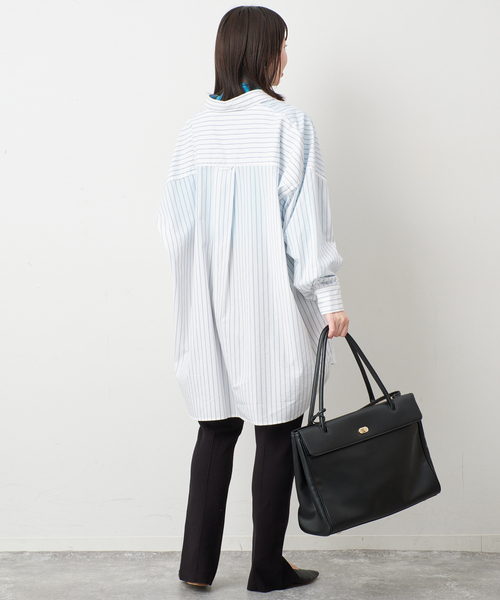 SLOBE IENA(スローブイエナ)の「グッドフィールフライスタートルTEE(Tシャツ/カットソー・レディース・ライトグレー/サックスブルー/ブラウン・FREE)」の20枚目の写真