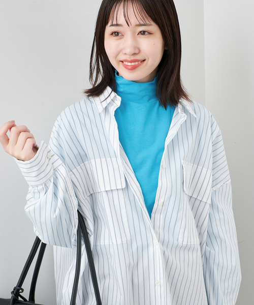 SLOBE IENA(スローブイエナ)の「グッドフィールフライスタートルTEE(Tシャツ/カットソー・レディース・ライトグレー/サックスブルー/ブラウン・FREE)」の21枚目の写真
