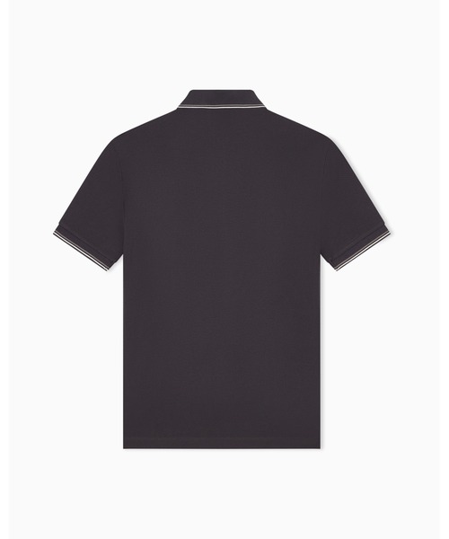 ARMANI EXCHANGE(アルマーニエクスチェンジ)の「【A|X アルマーニ エクスチェンジ】CO エンブレムロゴ スリムフィット 半袖ポロシャツ/SLIM(ポロシャツ・メンズ・グレイッシュベージュ/チャコールグレー・X-LARGE/SMALL/MEDIUM/LARGE/X-SMALL)」の10枚目の写真