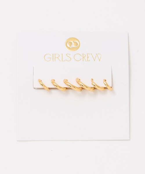 EMMEL REFINES(エメルリファインズ)の「<GIRLS CREW>Hoops ピアス セット< Select by EMMEL REFINES >(ピアス(両耳用)・レディース・ゴールド・FREE)」の9枚目の写真