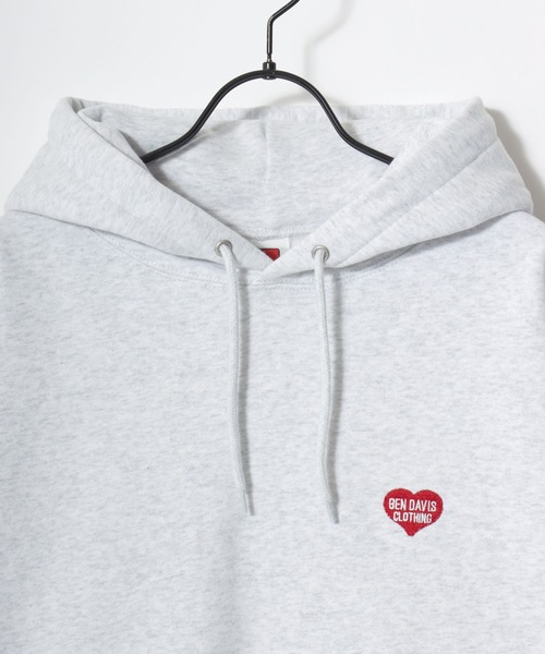 BEN DAVIS(ベンデイビス)の「BEN DAVIS/ベンデイビス BD HEARTS HOODIE/オーバーサイズ 裏起毛 ストリート ハート バックプリント ロゴ ワンポイント刺繍 スウェット パーカー フーディー/レディース メンズ(パーカー・メンズ・ブラック/ネイビー/アッシュグレー・XL/L/M)」の16枚目の写真