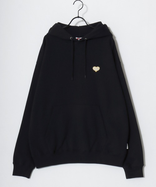 BEN DAVIS(ベンデイビス)の「BEN DAVIS/ベンデイビス BD HEARTS HOODIE/オーバーサイズ 裏起毛 ストリート ハート バックプリント ロゴ ワンポイント刺繍 スウェット パーカー フーディー/レディース メンズ(パーカー・メンズ・ブラック/ネイビー/アッシュグレー・XL/L/M)」の10枚目の写真