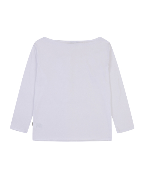 ORDINARY HOLIDAY（オーディナリー ホリデー）の「APPLIQUE ロングスリーブTシャツ [WHITE]（Tシャツ/カットソー・レディース・その他・FREE）」の2枚目の写真
