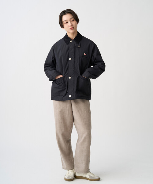 DANTON(ダントン)の「Women's Nylon Taffeta Work Jacket(ブルゾン・レディース・レッド/ブラック/チャコール/オリーブ・36/34)」の8枚目の写真
