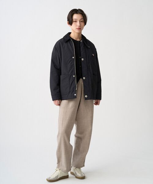 DANTON(ダントン)の「Women's Nylon Taffeta Work Jacket(ブルゾン・レディース・レッド/ブラック/チャコール/オリーブ・36/34)」の9枚目の写真