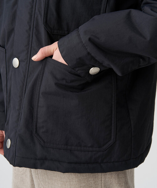 DANTON(ダントン)の「Women's Nylon Taffeta Work Jacket(ブルゾン・レディース・レッド/ブラック/チャコール/オリーブ・36/34)」の13枚目の写真