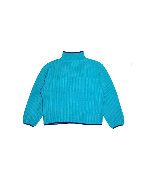 RICE NINE TEN(ライスナインテン)の「MOUNTAIN KNITTING PULLOVER(ブルゾン・メンズ・ブルー/ミント・LARGE)」の6枚目の写真