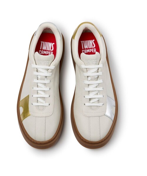 CAMPER（カンペール）の「[カンペール] TWINS / レザースニーカー（スニーカー・メンズ・ホワイト・27.5cm/25.5cm/27.0cm/26.0cm）」の4枚目の写真