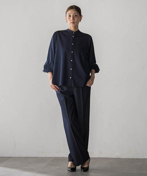 la.f…(ラエフ)の「ストレッチデニムボウタイブラウス(シャツ/ブラウス・レディース・ネイビー・9号)」の18枚目の写真
