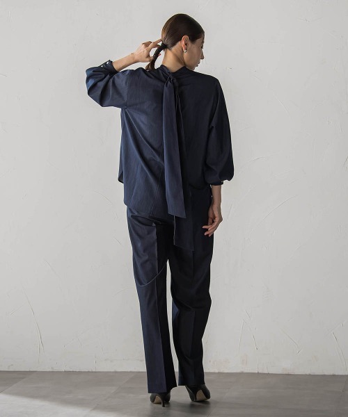 la.f…(ラエフ)の「ストレッチデニムボウタイブラウス(シャツ/ブラウス・レディース・ネイビー・9号)」の20枚目の写真