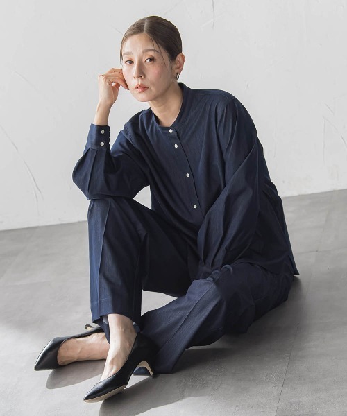 la.f…(ラエフ)の「ストレッチデニムボウタイブラウス(シャツ/ブラウス・レディース・ネイビー・9号)」の21枚目の写真