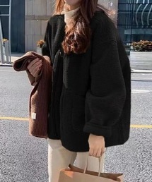 フェイクムートンリバーシブルコート