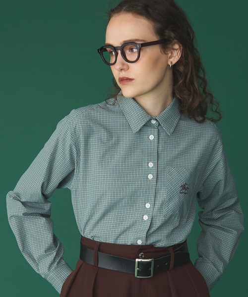 SAINT REPOS(サンルポ)の「【SAINT REPOS サンルポ別注】多ボタンレギュラーシャツ(シャツ/ブラウス・レディース・レッド/ブラック/ベージュ/ブラウン/ブルー・FREE)」の8枚目の写真