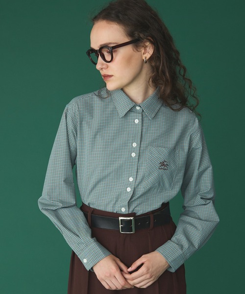 SAINT REPOS(サンルポ)の「【SAINT REPOS サンルポ別注】多ボタンレギュラーシャツ(シャツ/ブラウス・レディース・レッド/ブラック/ベージュ/ブラウン/ブルー・FREE)」の10枚目の写真